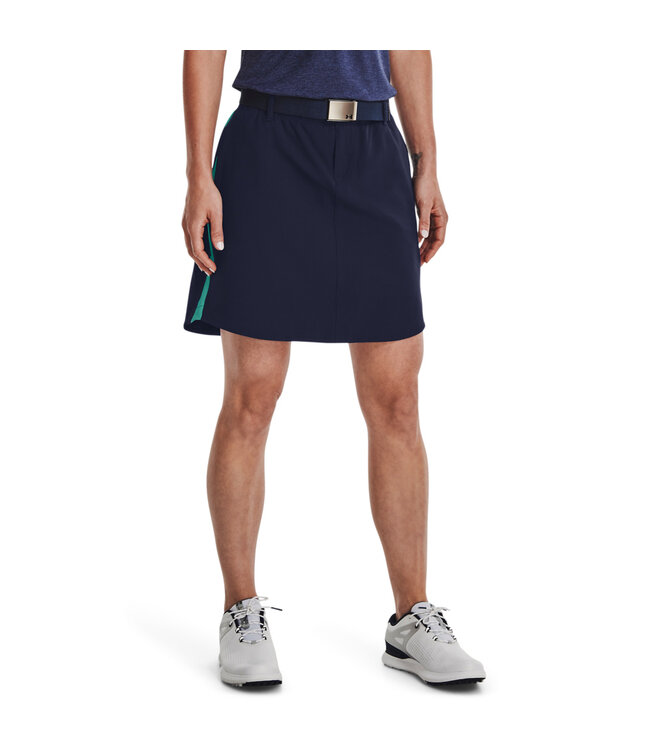 Under Armour UA Links Woven Skort-Midnight Navy / Neptune / Metallic Silver