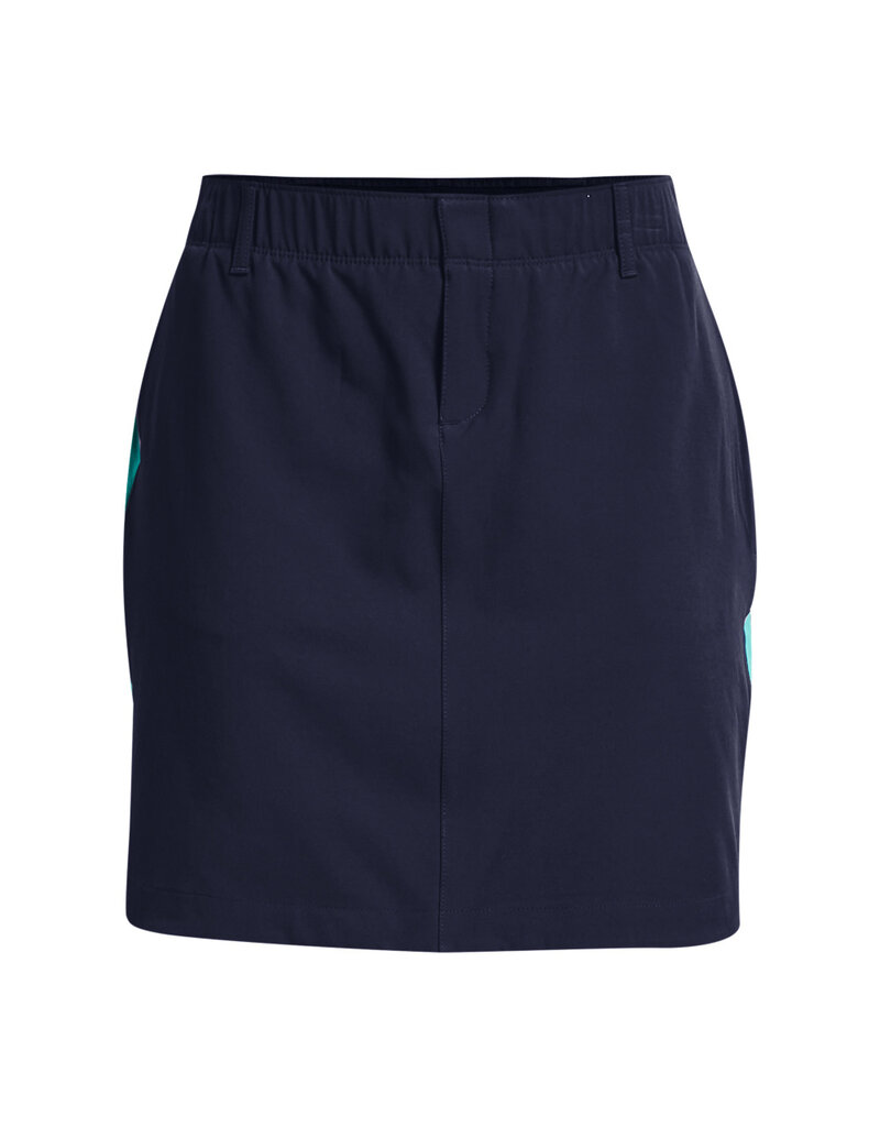 Under Armour UA Links Woven Skort-Midnight Navy / Neptune / Metallic Silver