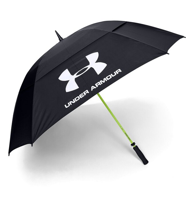 Under Armour GOLFPARAPLU (DC) ZWART/HIGH VIS GEEL