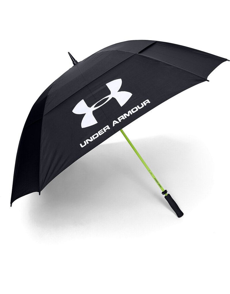 Under Armour GOLFPARAPLU (DC) ZWART/HIGH VIS GEEL