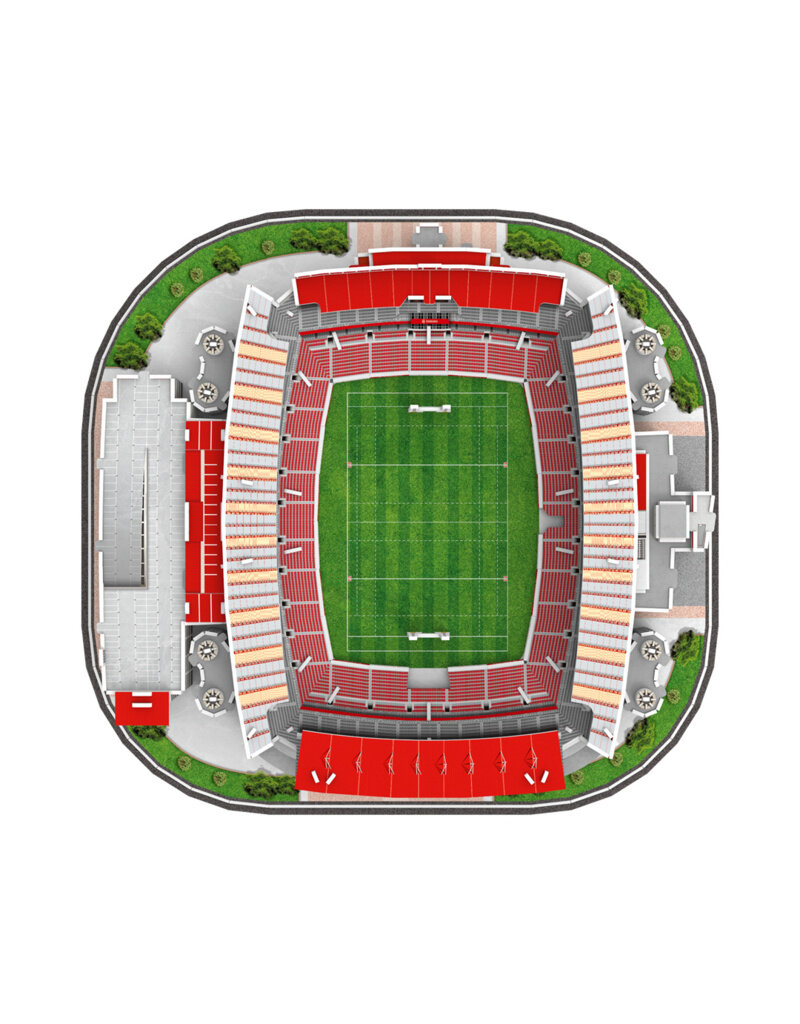 Rompecabezas 3d del estadio Lions Ellis Park (Sudáfrica)