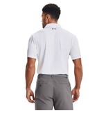 Under Armour T2G Polo-Wit / Pitch Grijs / Heren - Golfpolo