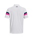 Under Armour T2G Blocked Polo-White / Rebel Pink / Static Blue