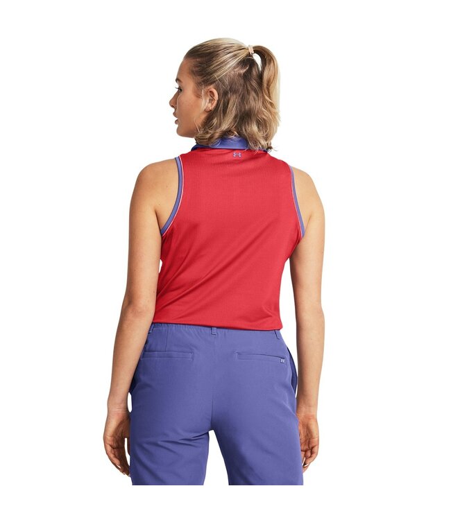 Under Armour Damespolo UA Playoff Jacquard zonder mouwen