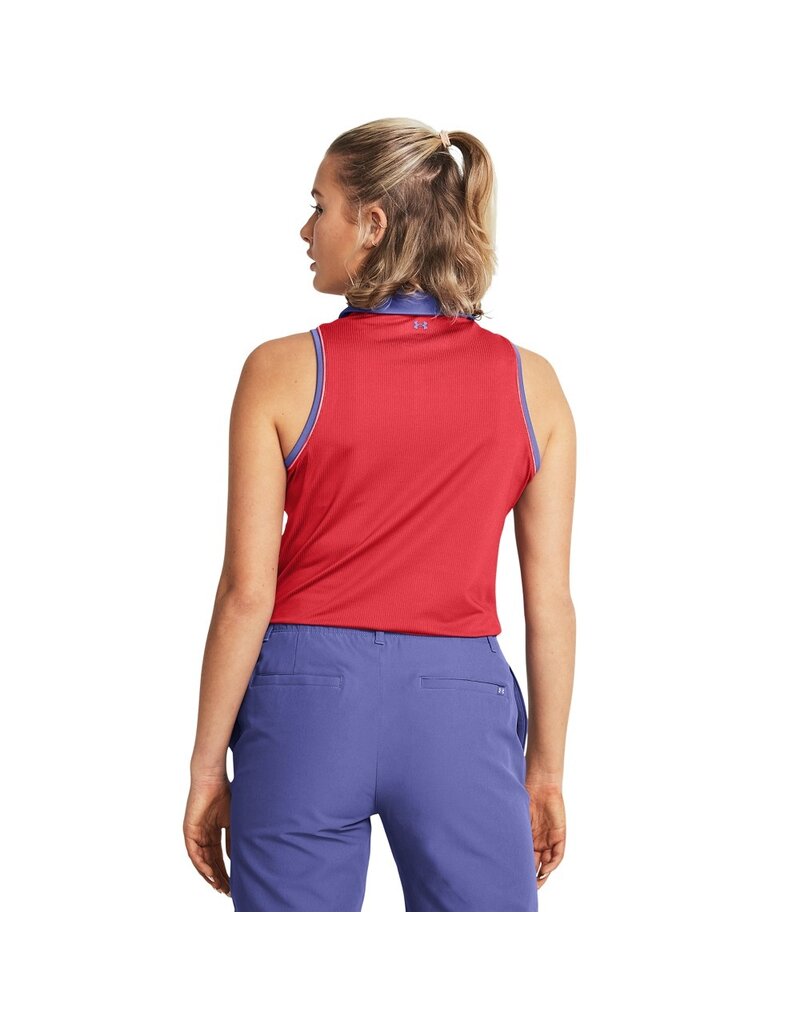 Under Armour Damespolo UA Playoff Jacquard zonder mouwen