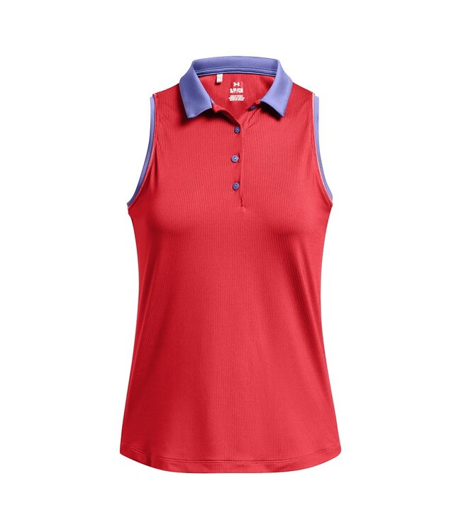 Under Armour Damespolo UA Playoff Jacquard zonder mouwen