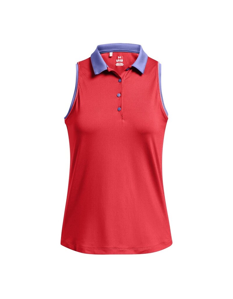 Under Armour Damespolo UA Playoff Jacquard zonder mouwen