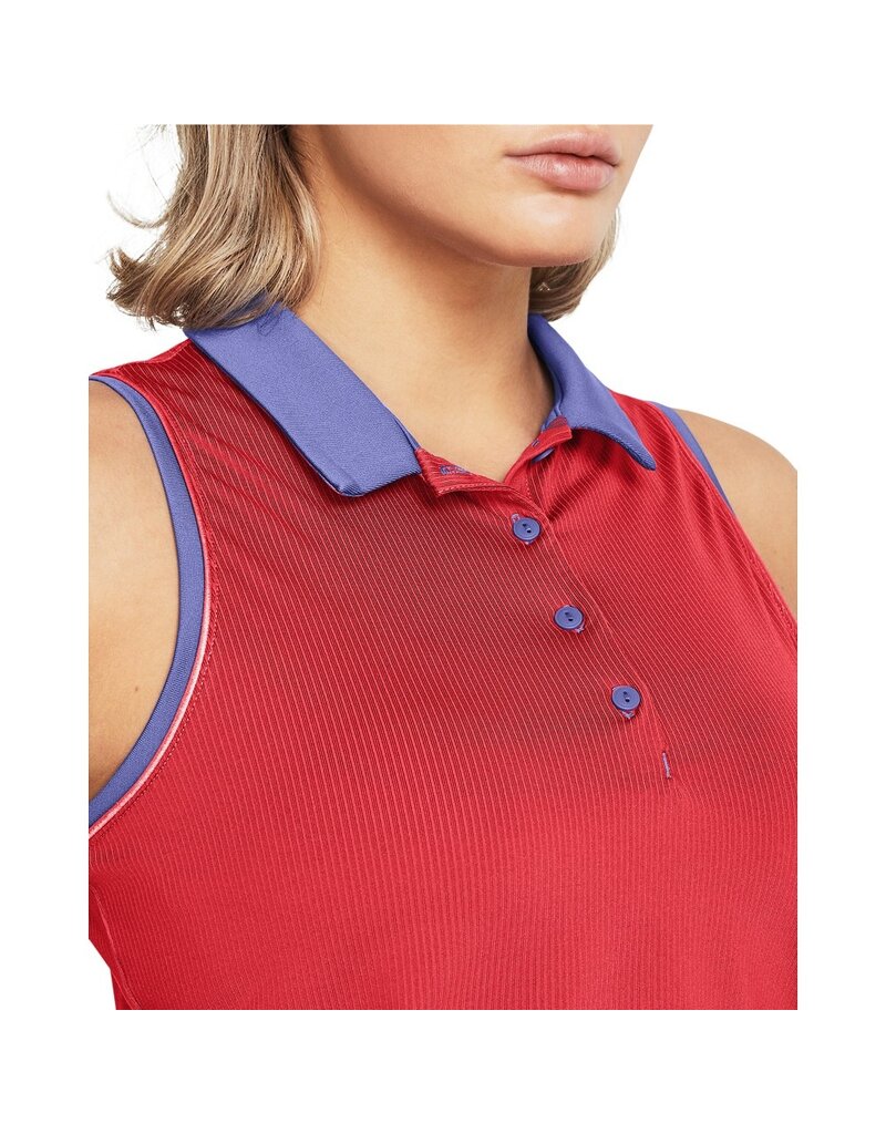 Under Armour Damespolo UA Playoff Jacquard zonder mouwen