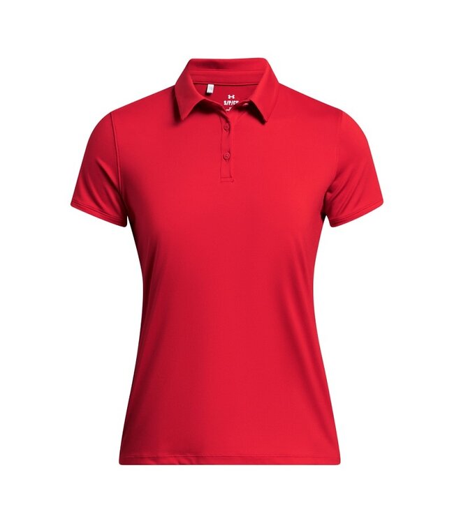 Under Armour Damespolo UA Tee To Green - Rood
