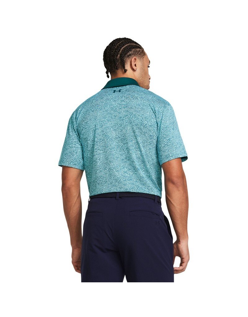 Under Armour Herenpolo UA Tee To Green Printed