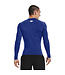 Under Armour UA HG Armor Comp LS- Royal / / Blanc