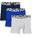 Under Armour Charged Cotton Paquete de 6 en 3, Royal / Academy / Mod Grey Medium