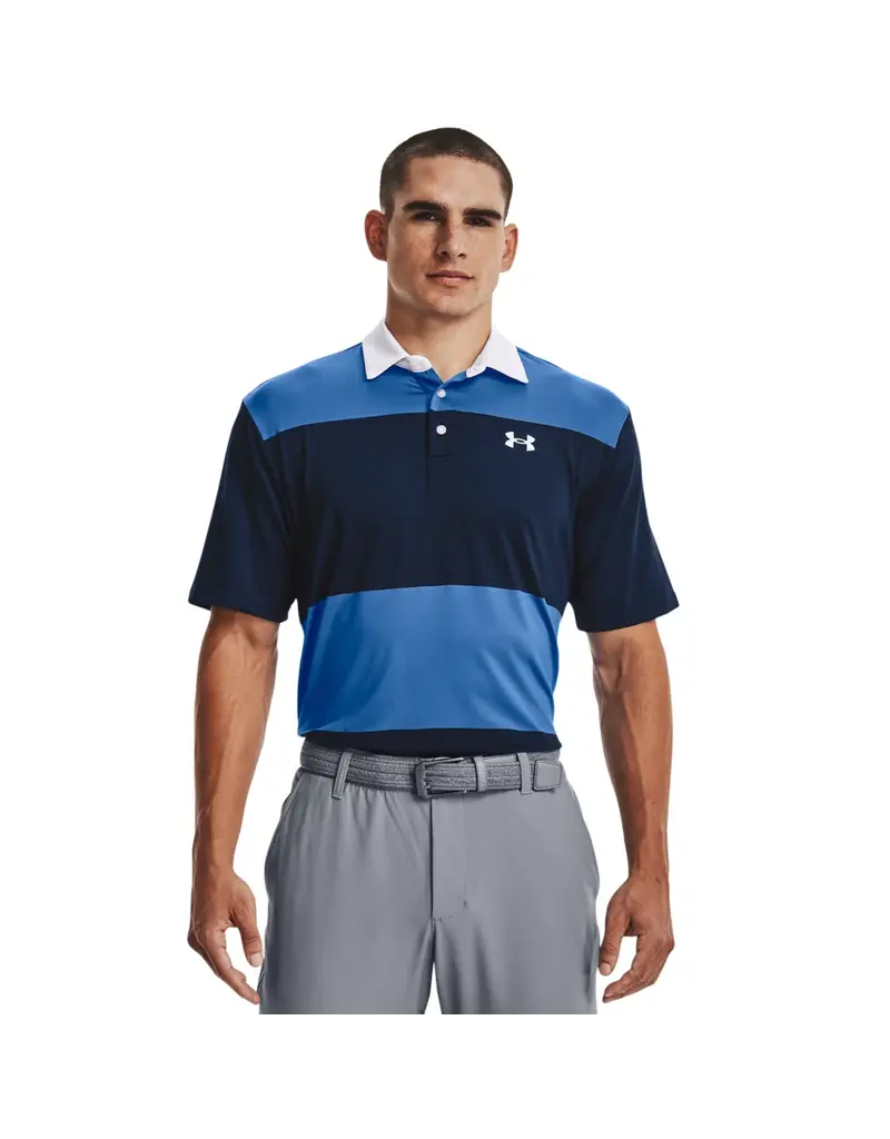 Under Armour UA Playoff Polo 2.0-Victory Blauw / Academy / Wit