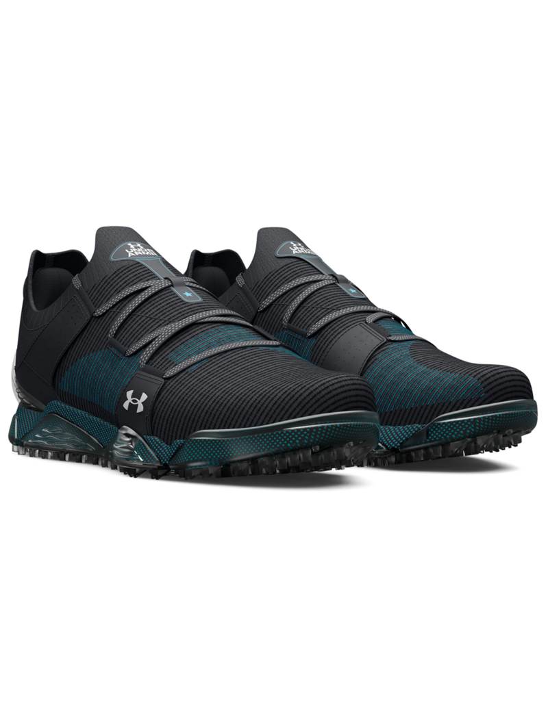 Under Armour UA HOVR Tour SL Wide-Black / Blue Surf / Mannen / Golfschoenen