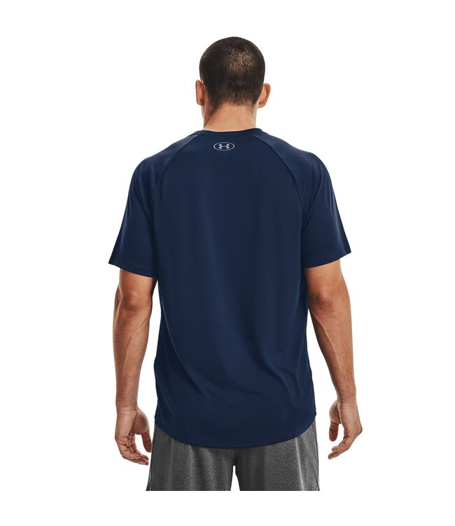 Under Armour Camiseta UA Tech 2.0 SS - Azul marino / Academy