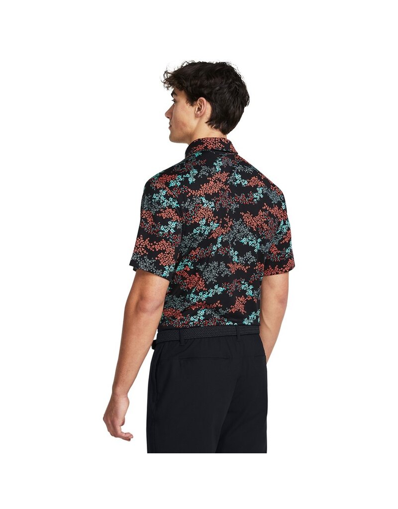 Under Armour Herenpolo UA Playoff 3.0 Printed - Golf - Muticolour / Teal / Azalea / Camo