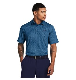Under Armour Herenpolo UA Playoff 3.0 Printed / Blauw