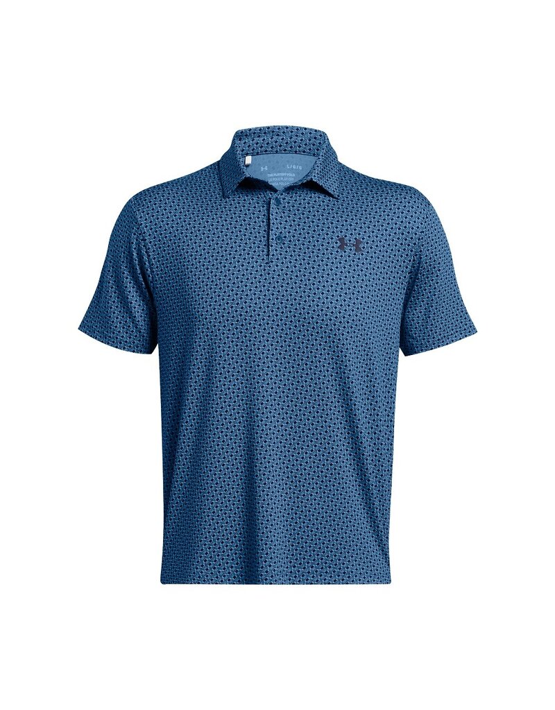 Under Armour Herenpolo UA Playoff 3.0 Printed / Blauw
