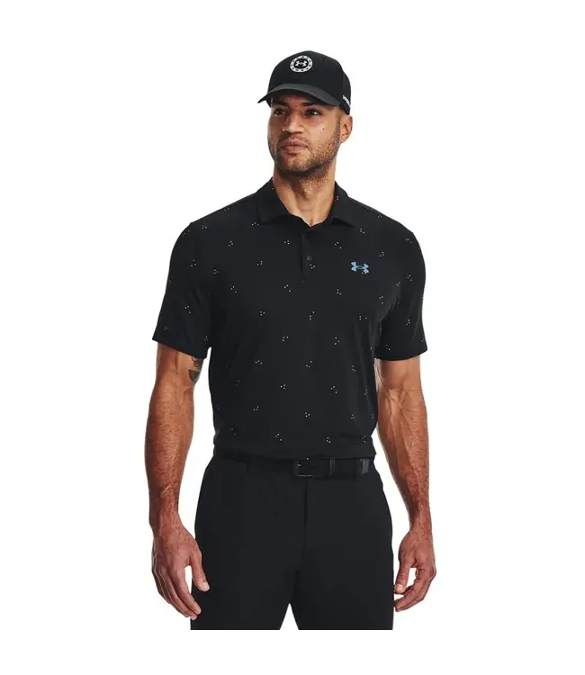 Under Armour Playoff Polo 3.0 Print Zwart - Golf Polo - Mannen