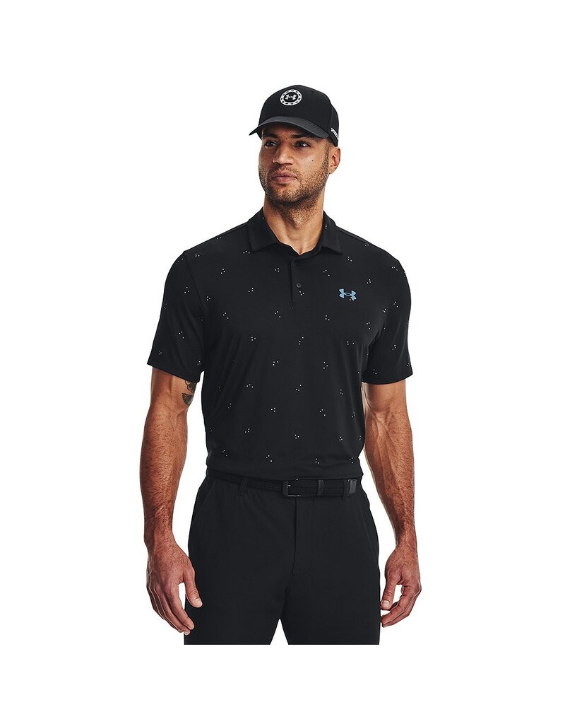 Under Armour Playoff Polo 3.0 Print Zwart - Golf Polo - Mannen