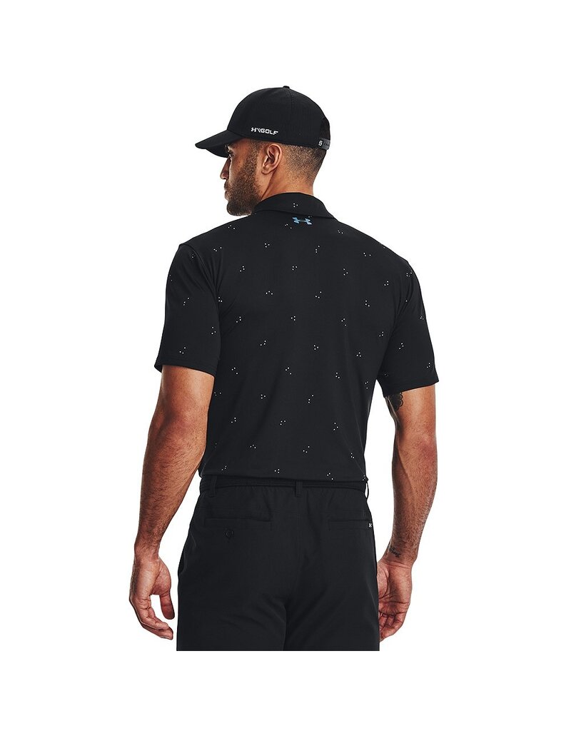Under Armour Playoff Polo 3.0 Print Zwart - Golf Polo - Mannen