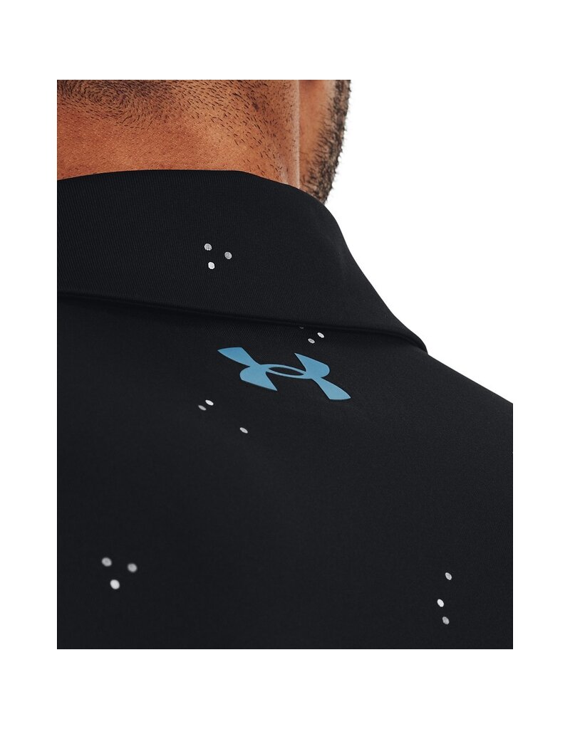 Under Armour Playoff Polo 3.0 Print Zwart - Golf Polo - Mannen