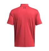 Under Armour Herenpolo UA Tee To Green - Rood - Mannen