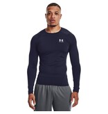Under Armour UA HG Armor Comp LS - Marineblau - Herren