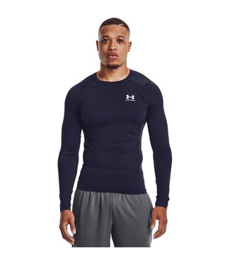 Under Armour UA HG Armor Comp LS-Marineblau