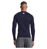 Under Armour UA HG Armor Comp LS - Marineblau - Herren