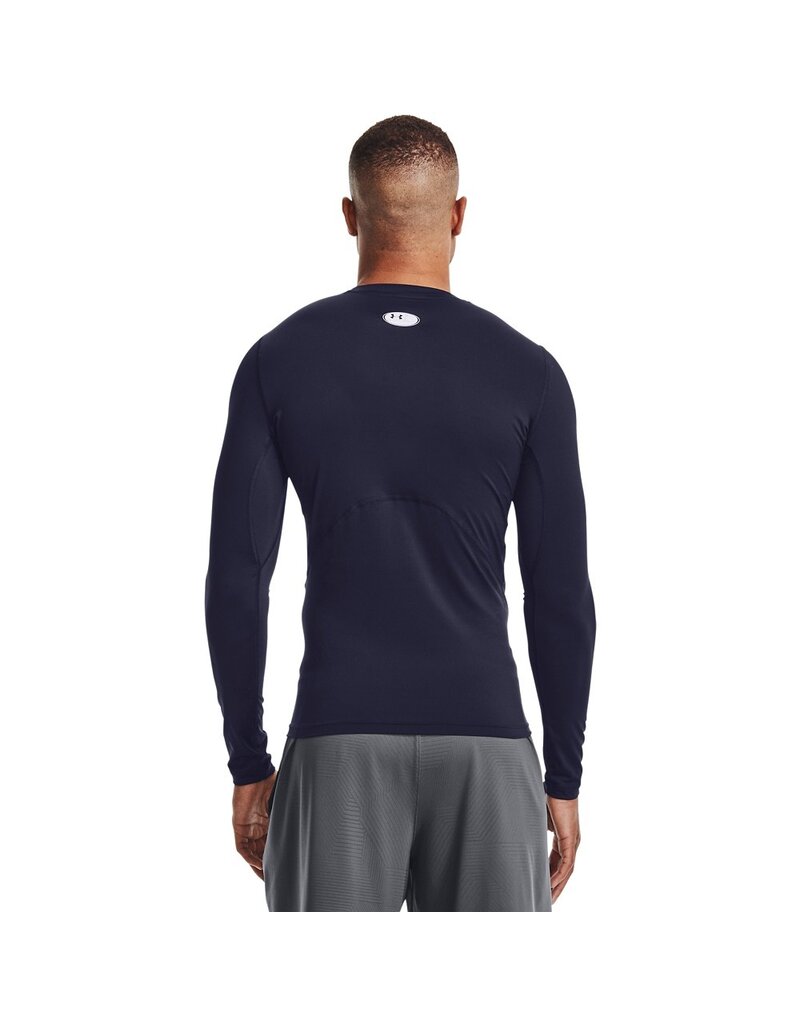 Under Armour UA HG Armor Comp LS - Marineblau - Herren