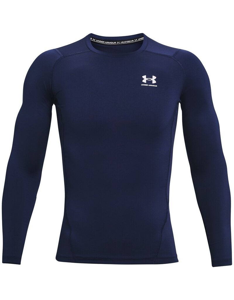 Under Armour UA HG Armor Comp LS - Marineblau - Herren