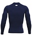 Under Armour UA HG Armor Comp LS - Marineblau - Herren