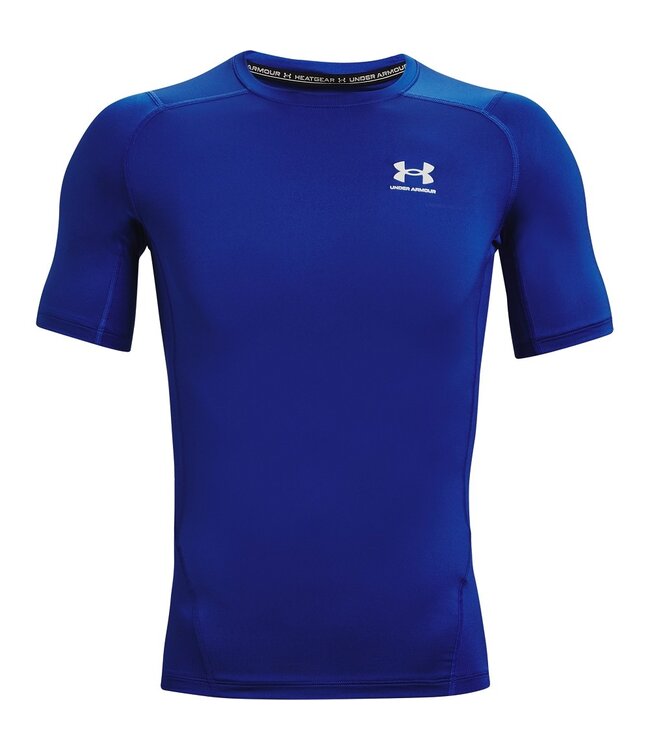 Under Armour UA HG Armour Comp SS - Royal Blue - Homme