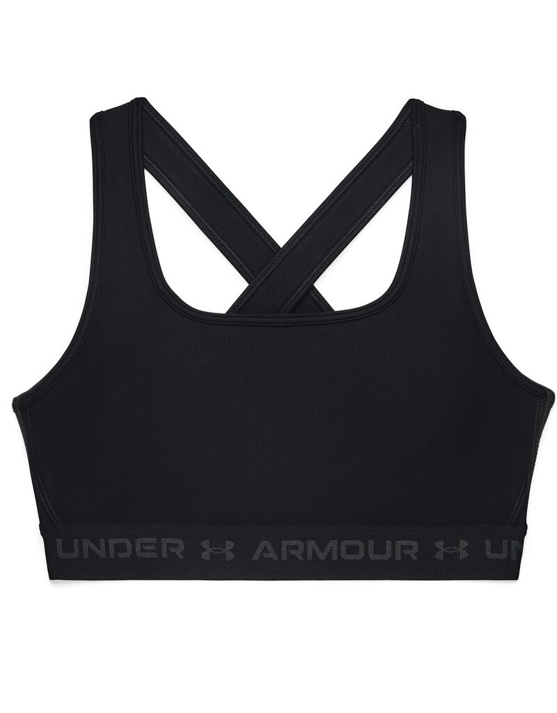 Under Armour UA Crossback Mid Bra-Zwart/Grijs - Sport BH