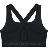 Under Armour UA Crossback Mid Bra-Zwart/Grijs - Sport BH