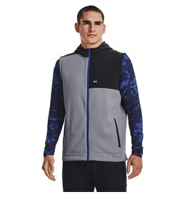 Under Armour UA Storm SweaterFleece Vest - Grijs / Licht Blauw  / Wit