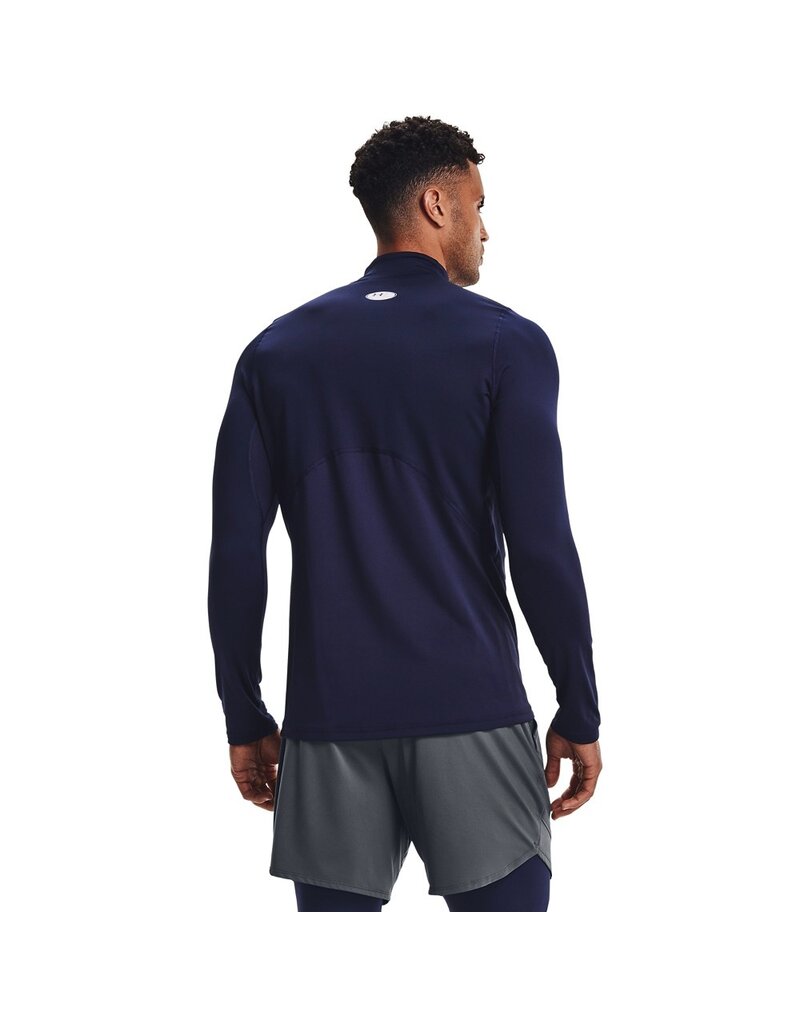 Under Armour UA CG Armour Fitted Mock // Donker Blauw // Wit