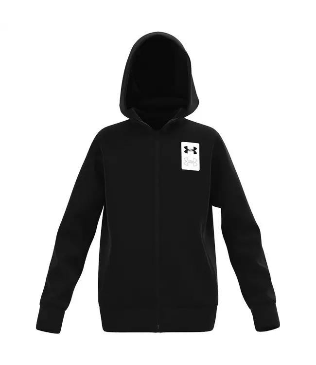 Under Armour UA Rival Terry FZ Hoodie / /  Zwart /  / Onyx Wit
