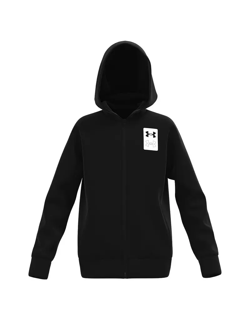 Under Armour UA Rival Terry FZ Hoodie / /  Zwart /  / Onyx Wit