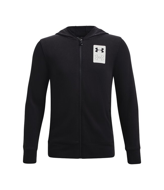 Under Armour UA Rival Terry FZ Hoodie / /  Zwart /  / Onyx Wit