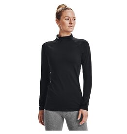Under Armour UA Authentics Mockneck - Zwart / Baselayer / Thermo
