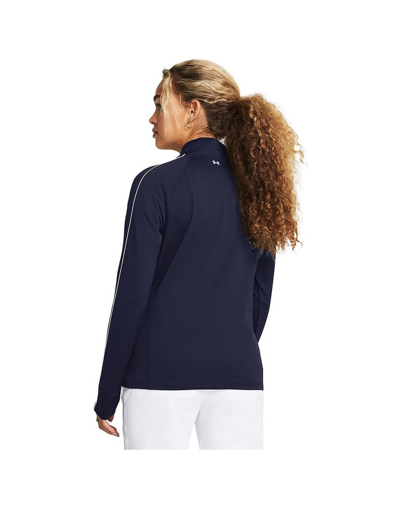 Under Armour Dames Golfjack UA Storm Midlayer met volledige rits - Donker Blauw