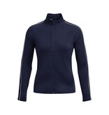 Under Armour Dames Golfjack UA Storm Midlayer met volledige rits - Donker Blauw