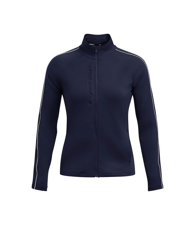 Under Armour Dames Golfjack UA Storm Midlayer met volledige rits - Donker Blauw