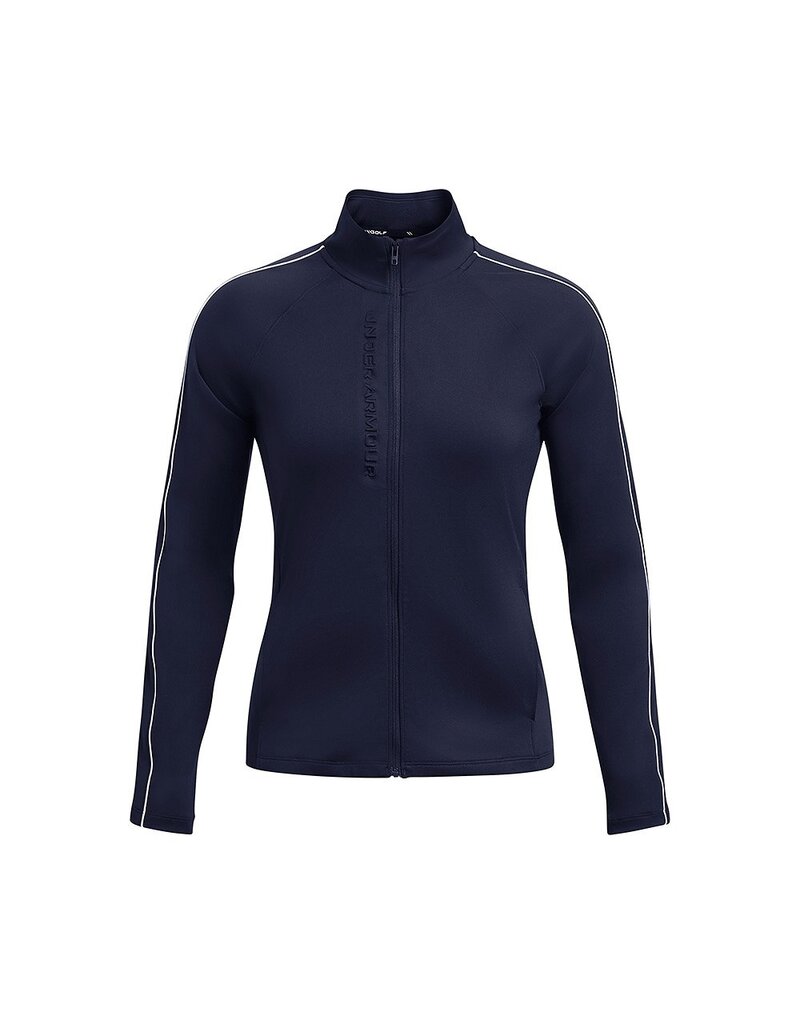 Under Armour Dames Golfjack UA Storm Midlayer met volledige rits - Donker Blauw
