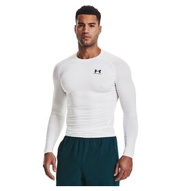 Under Armour UA HG Armor Comp LS- Blanc