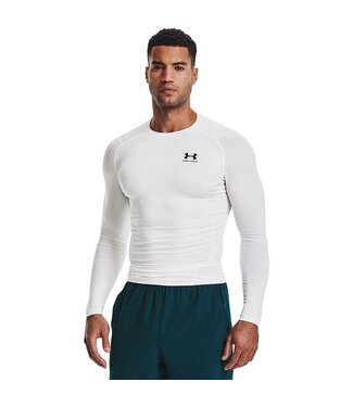 Under Armour UA HG Armor Comp LS- Blanco