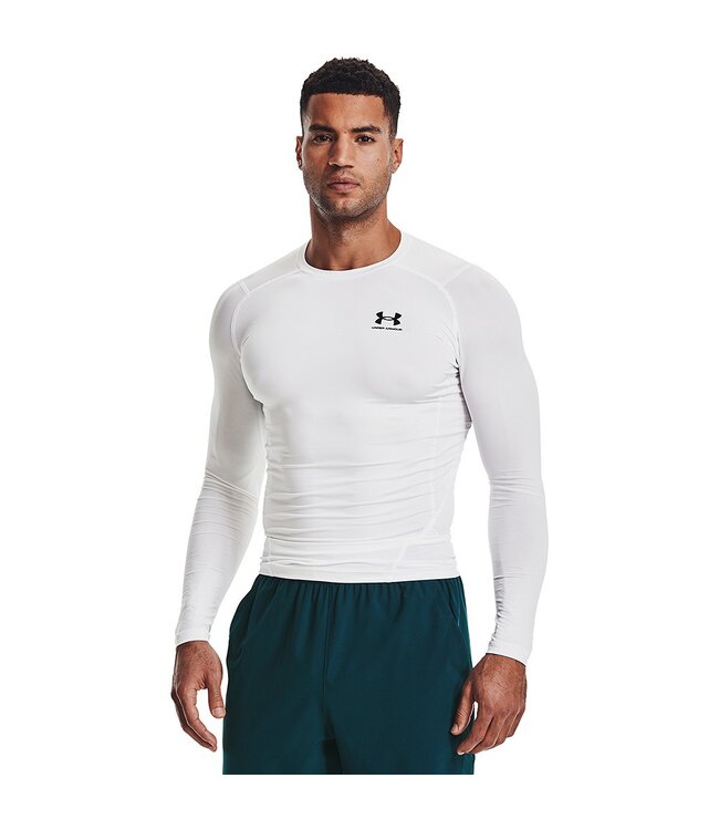 Under Armour UA HG Armor Comp LS- White - Men