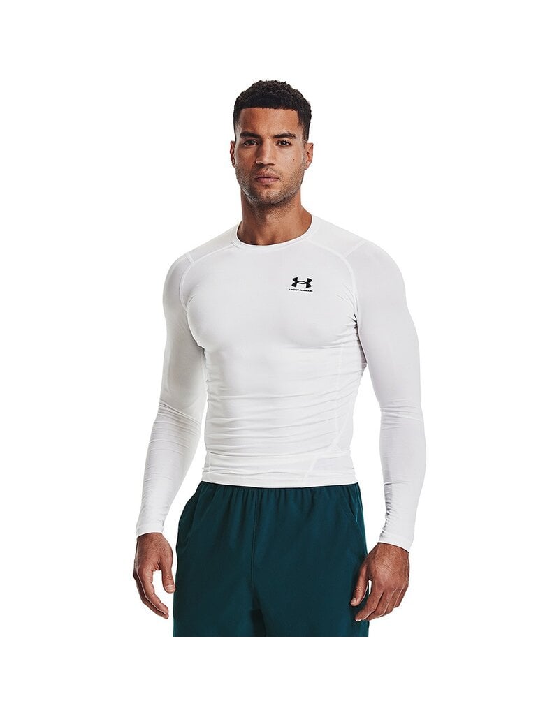 Under Armour UA HG Armor Comp LS-Weiß - Männer